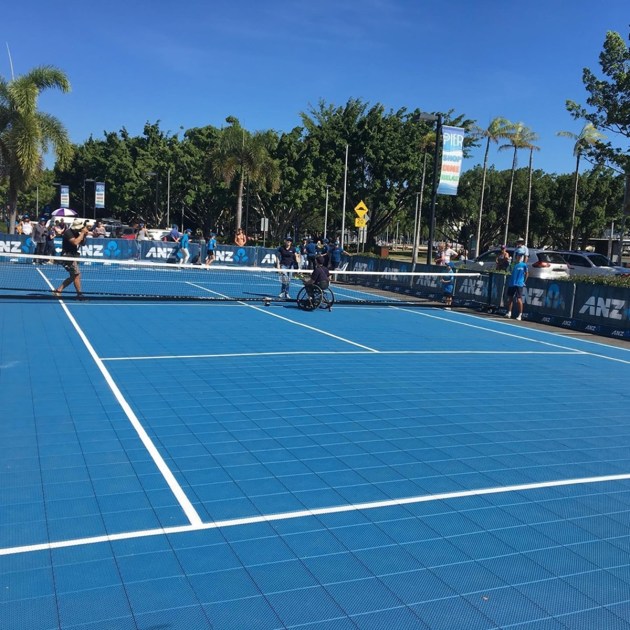 78ft x 36ft tennisplatz