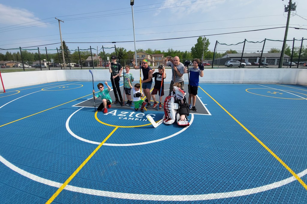 Hockeyplatz im Freien