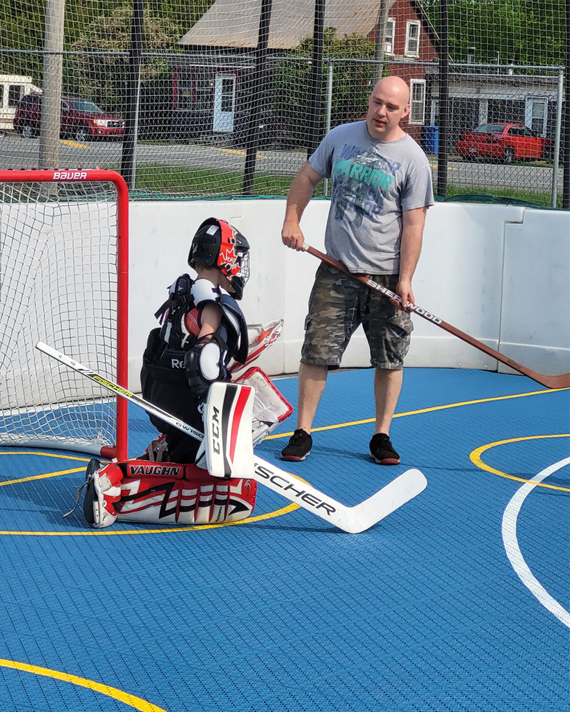 Hockey-Trainingsgelände