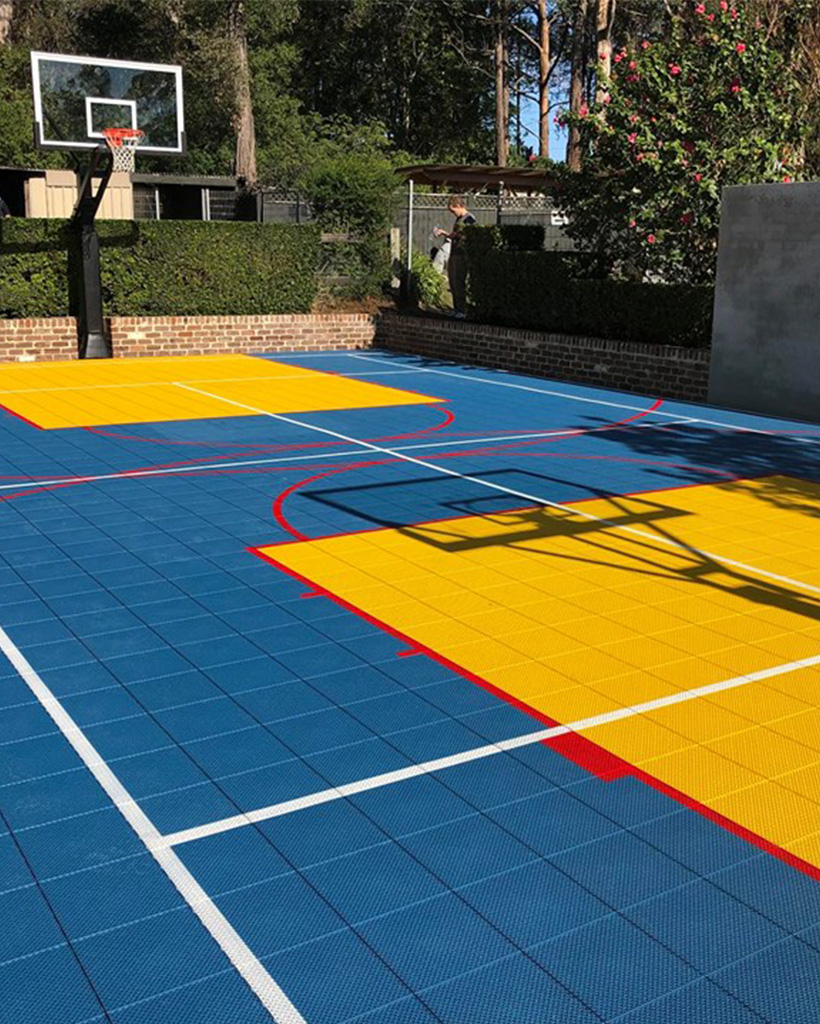 Kleiner Basketballplatz im Freien-ModuCourts