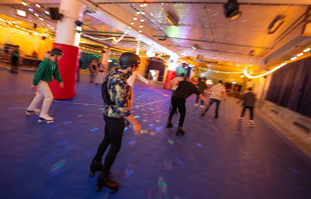 Kommerzielle Rollschuhbahn