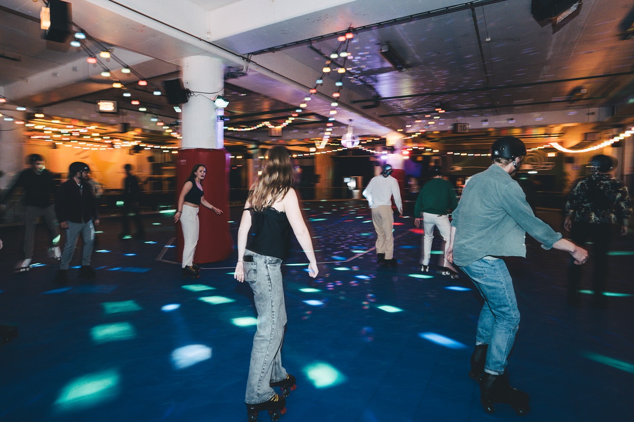 Tragbare Rollschuhbahn-ModuCourts