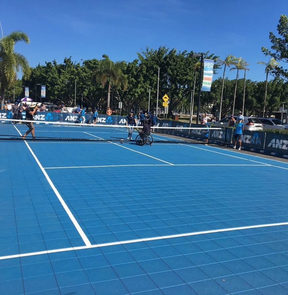 78ft x 36ft tennisplatz