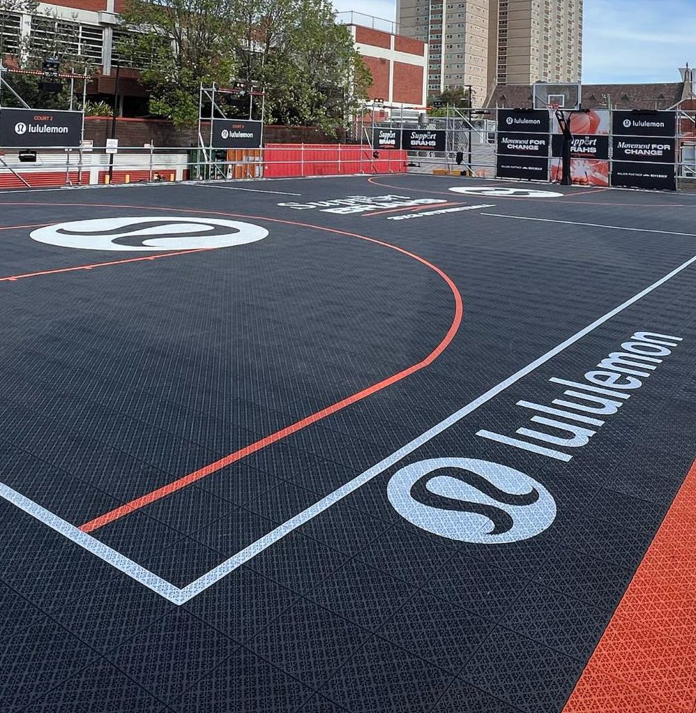 Fall zum Bau eines Basketballplatzes-2