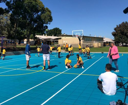 Fall zum Bau eines Basketballplatzes-4