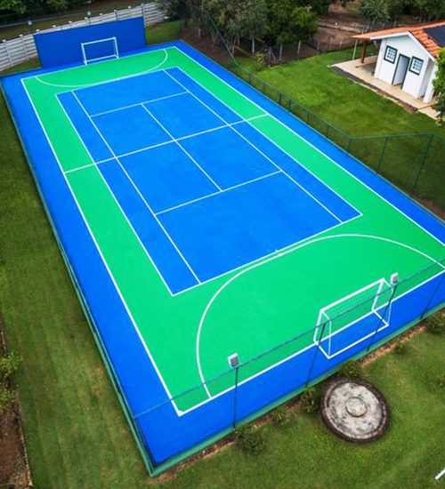 Fall zum Bau eines Basketballplatzes-5