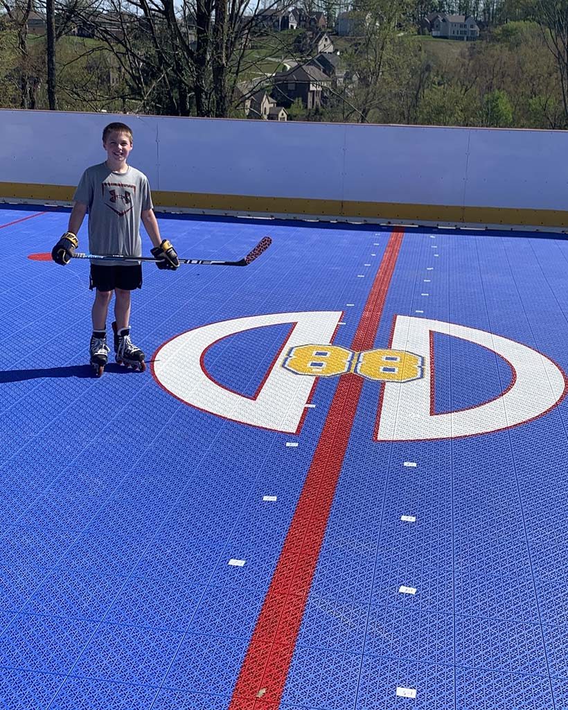 Individually designed roller skating rink