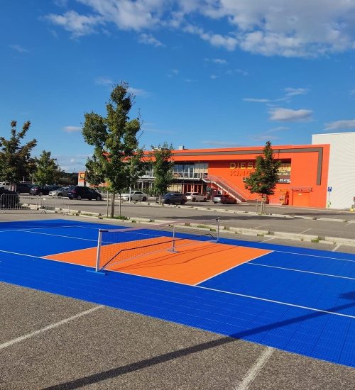 tragbarer pickleball feld galerie