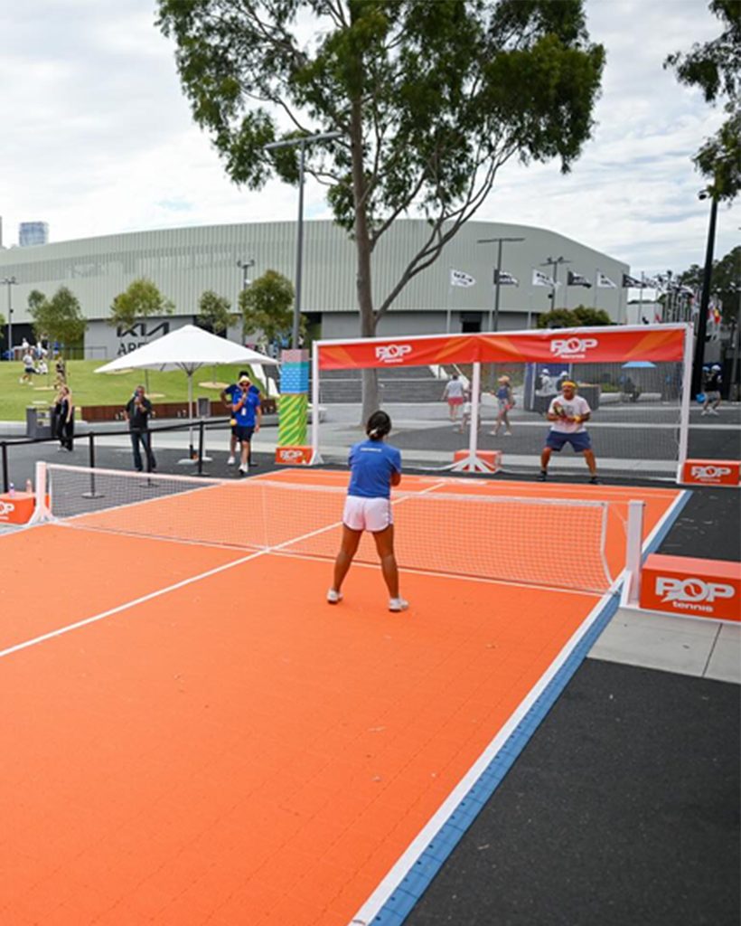 Pickleball Platz im Freien