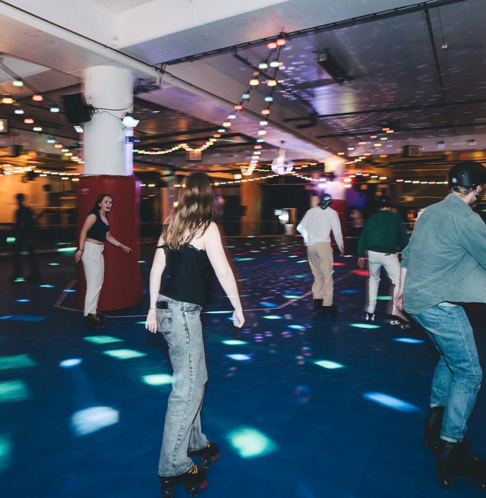 Tragbare Rollschuhhalle-ModuCourts